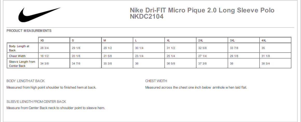Men’s Nike Dri-Fit Long Sleeve Polo